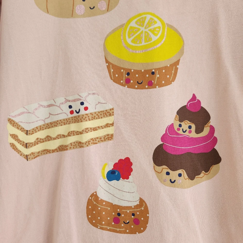 Mini Boden Pastry Graphic Tee Size 7/8 - Picture 3 of 6